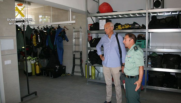 Primera visita institucional del Subdelegado del Gobierno en Cuenca a la Comandancia de la Guardia Civil