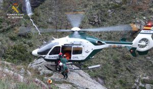 Rescatan en helicóptero a una pareja de Guadalajara que se accidentó en los Pirineos