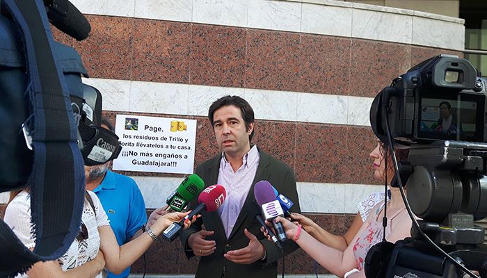 Robisco exige a Page que se lleve a su casa los residuos nucleares de Trillo y Zorita, por paralizar el ATC de Cuenca