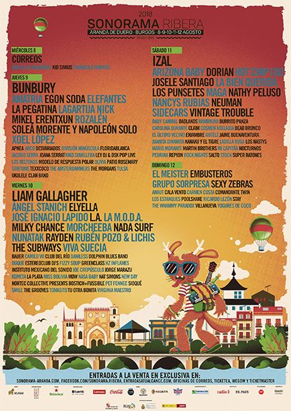 Sonorama Ribera anuncia las últimas confirmaciones y el cartel por días