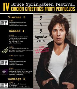 Todo preparado en Peralejos de las Truchas para el cuarto homenaje a Bruce Springsteen