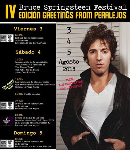 Todo preparado en Peralejos de las Truchas para el cuarto homenaje a Bruce Springsteen
