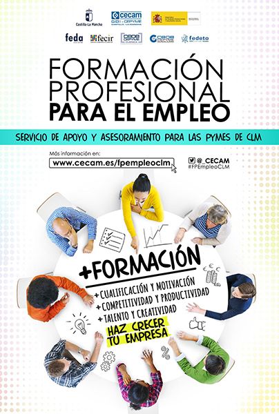 CEOE-Cepyme Guadalajara asesorará a las empresas de la provincia sobre la formación profesional para el empleo