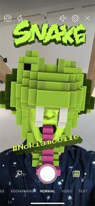 El clásico Snake de Nokia ha vuelto y esta vez en Facebook Camera