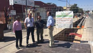 El director general de Coordinación y Planificación visita las obras del proyecto ‘Red de Calor de Guadalajara’