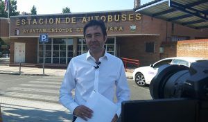 lorenzo robisco junto a la estación de autobuses de guadalajara02 | Liberal de Castilla