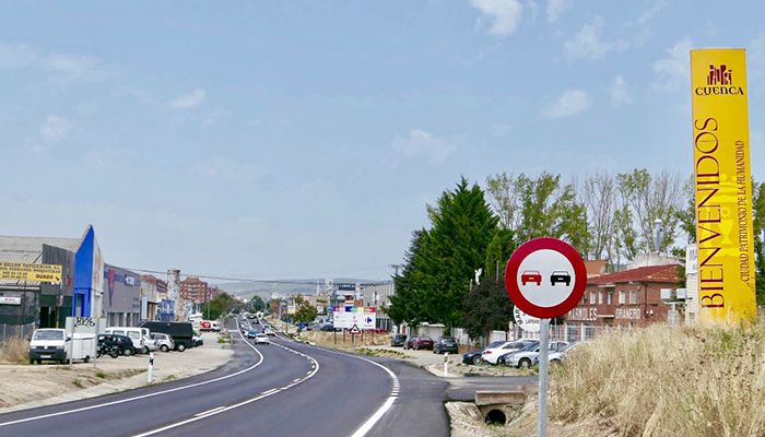 Mariscal comprueba el resultado de las obras de asfaltado y señalización realizadas en la CN-320 Carretera de Valencia