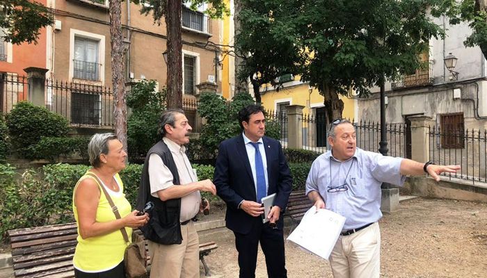 Mariscal visita el Jardinillo de El Salvador, cuyas obras de urbanización están en periodo de licitación