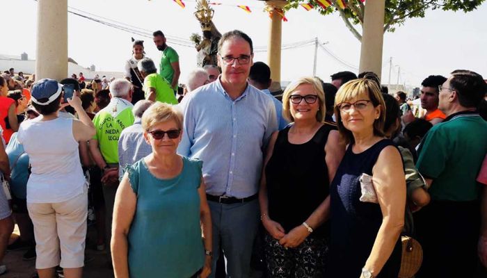 Prieto comparte con los moteños el fervor y la tradición de la ‘traída’ de la Virgen de Manjavacas