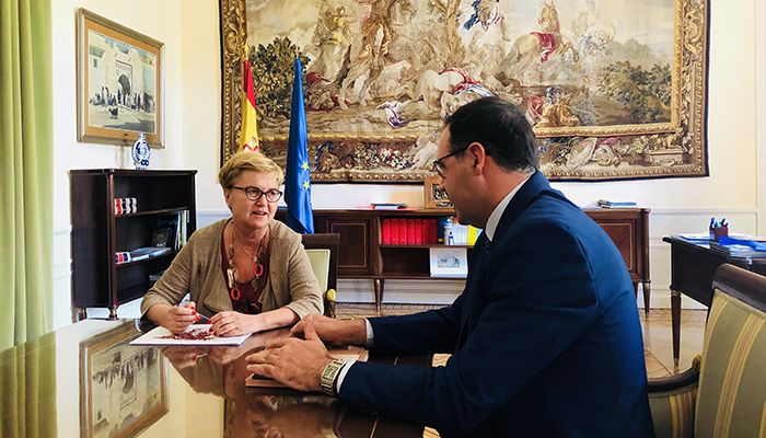 Prieto traslada a la Comisionada frente al Reto Demográfico la apuesta de la Diputación por Cuenca y su potencial