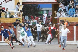 23 atenciones en los toros de fuego, 6 corredores heridos en los encierros.... Las Fiestas de Guadalajara registran menos incidentes que otros años