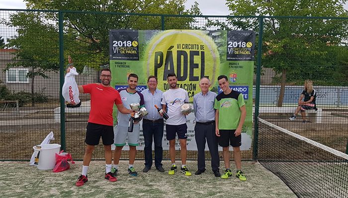 Arcas acogió la décima prueba del VI Circuito de Pádel Diputación de Cuenca con participación de 10 parejas
