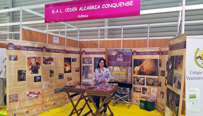 CEDER Alcarria Conquense promociona el patrimonio minero romano del lapis specularis en Naturama