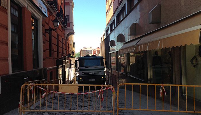 El Ayuntamiento de Guadalajara ya está renovando la calle Pintor Antonio del Rincón