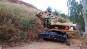 En marcha las obras de acondicionamiento del parque de Las Terreras en el Barranco de las Monjas de Guadalajara