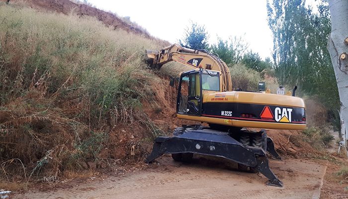 En marcha las obras de acondicionamiento del parque de Las Terreras en el Barranco de las Monjas de Guadalajara