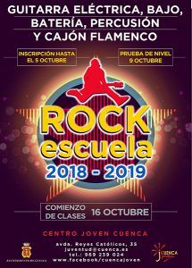 La Escuela de Rock del Centro Joven de Cuenca abre el plazo de inscripción para el nuevo curso