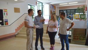 La Junta va a invertir 48.000 euros en la ejecución de la tercera fase de las obras de renovación de la instalación eléctrica del colegio público “Santa Ana”