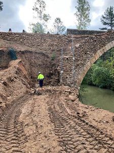 Las obras de rehabilitación del Puente del Chantre evitan la catástrofe tras las últimas lluvias