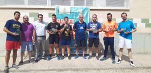 Los deportistas de Casas de Haro, José Daniel Martínez y José Chazarra, se alzan con la victoria en el Campeonato de Frontenis de Huete