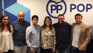 Miembros de NNGG CLM asisten a la Junta Directiva Nacional de NNGG España