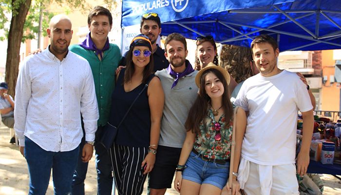 Nuevas Generaciones participa en la Paella Solidaria del PP Guadalajara