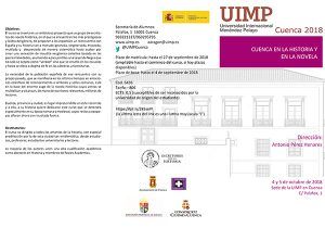 Nuevo encuentro en la UIMP de Cuenca con Escritores con la Historia