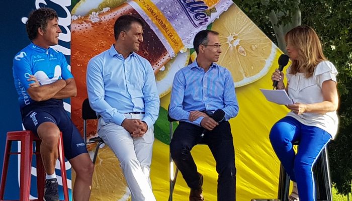 Telefónica y Ericsson muestran con Pedro Delgado una experiencia inmersiva en tiempo real aplicada al deporte