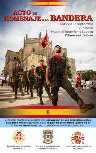 Villaescusa de Haro acoge un acto de Homenaje a la Bandera el próximo sábado 15 de septiembre