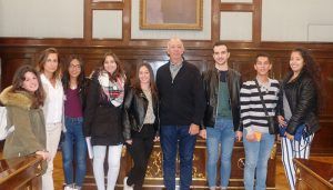 Alumnos de la EFA El Llano de Humanes visitan la Diputación de Guadalajara