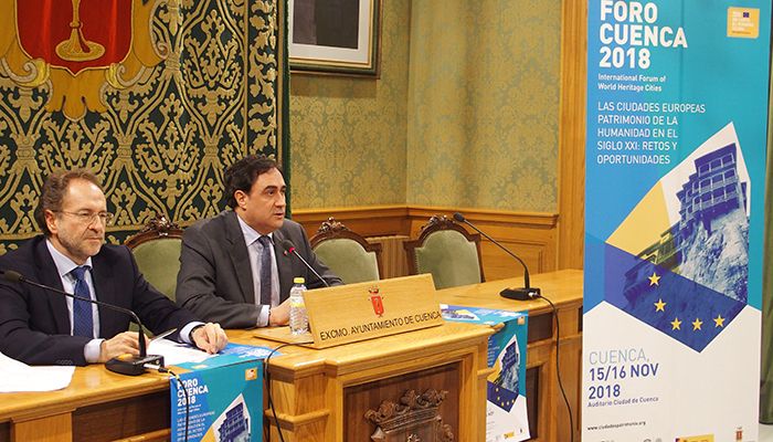 Cuenca acogerá el 15 y el 16 de noviembre un foro internacional sobre Ciudades Patrimonio Mundial
