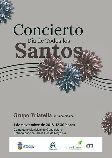 El Cementerio de Guadalajara albergará un concierto con motivo de la festividad de Todos los Santos
