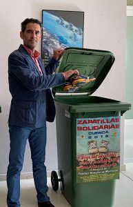 El Instituto Municipal de Deportes de Cuenca abre una campaña de recogida de zapatillas de deporte usadas, destinadas a familias nómadas de Marruecos