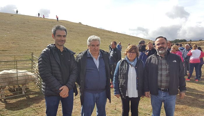 Enjuto resalta el apoyo de la Diputación de Guadalajara para seguir manteniendo la Feria de Ganado de Cantalojas