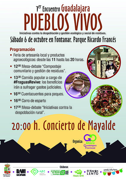 Fontanar acogerá este sábado el I Encuentro de Guadalajara Pueblos Vivos