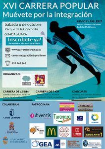 Guadalajara acoge la XVI Carrera popular “Muévete por la integración”