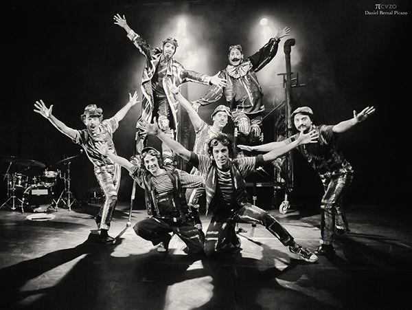 Integrantes del Circo del sol en el Buero Vallejo el sábado, 27 de octubre