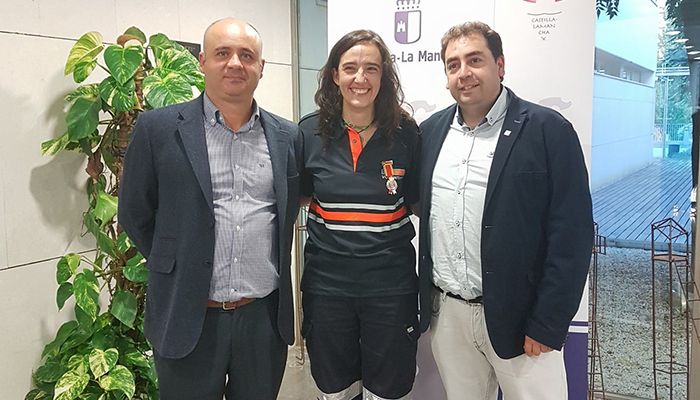 La optense Beatriz Sánchez Bellot, medalla de Protección Civil de Castilla La Mancha