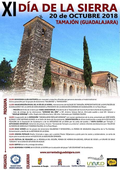 Tamajón acoge el próximo sábado el XI Día de la Sierra