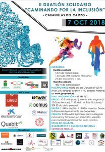 Todo listo en Cabanillas para una nueva cita con el deporte solidario, de la mano del “II Duatlón Caminando por la Inclusión”