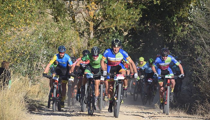 Xavier Calaf y Carla Fernández ganaron con autoridad en la VII Ruta BTT Ciudad de Huete