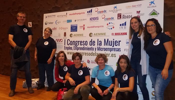 ‘Sacedón a Cielo Abierto’, el Taller de Empleo de la localidad ribereña, participa en el I Congreso de la Mujer, Empleo, Emprendimiento y Microempresas en el Caixaforum de Madrid