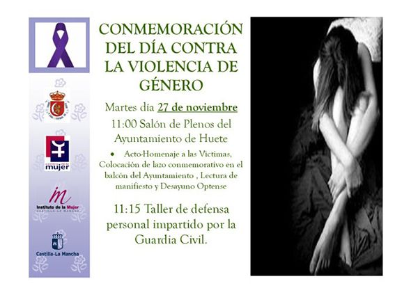 El Ayuntamiento de Huete conmemora el Día Internacional Contra la Violencia de Género
