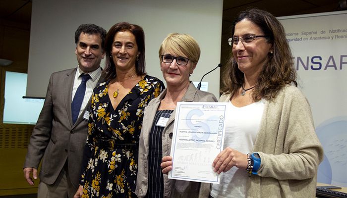 El Hospital de Guadalajara revalida el título que le acredita como 'Hospital Activo en SENSAR, Hospital Seguro'