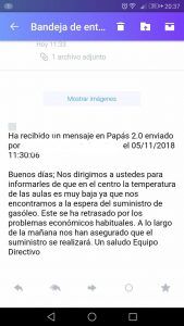 El IES Brianda de Mendoza de Guadalajara se queda sin calefacción por los problemas económicos habituales