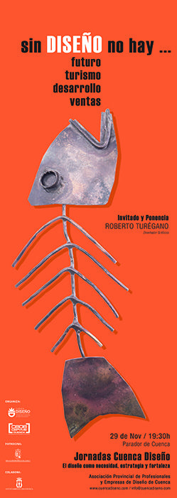 El prestigioso diseñador gráfico Roberto Turégano ofrece una charla este jueves en el Parador de Turismo de Cuenca
