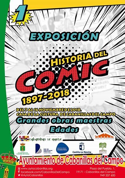 Hasta el 16 de noviembre, exposición sobre la Historia del Cómic, en la Casa de la Cultura de Cabanillas
