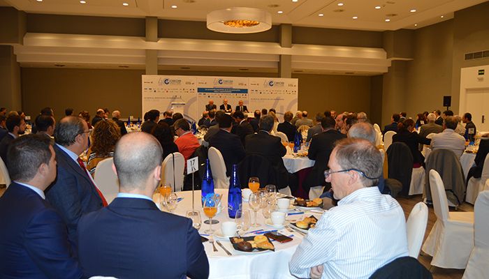 José Luis Aguirre habla de los retos y oportunidades que hay por delante en la economía española en el desayuno empresarial de CEOE-Cepyme Guadalajara