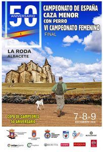 La Roda acoge el L Campeonato de España de Caza Menor con Perro y el VI Campeonato Femenino