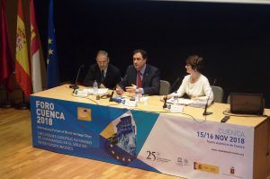 Mariscal inaugura el Foro Cuenca 2018 destacando el paso que ha dado el Grupo de Ciudades Patrimonio hacia Europa 2 Este foro internacional reúne a especialistas, investigadores, gestores y responsables públicos de toda Europa e Iberoamérica para debatir y compartir experiencias